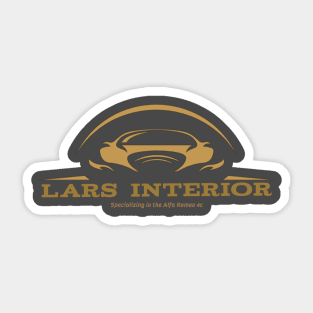 Lars interior 2nd design drop Sticker